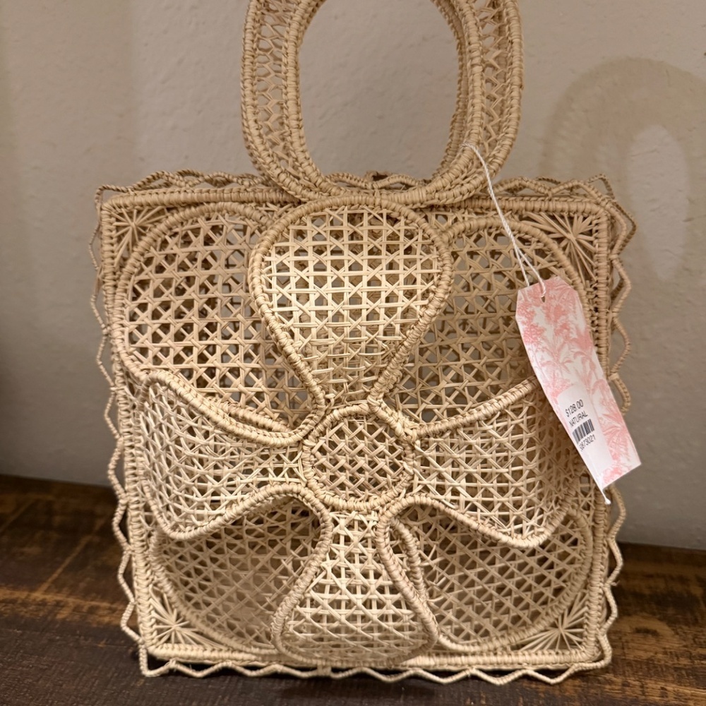 Victoria Dunn, The Bougainvillea Tote | Natural, NWT - Picture 3 of 7